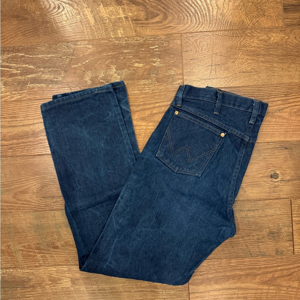 Wrangler Dark Indigo Straight Jeans